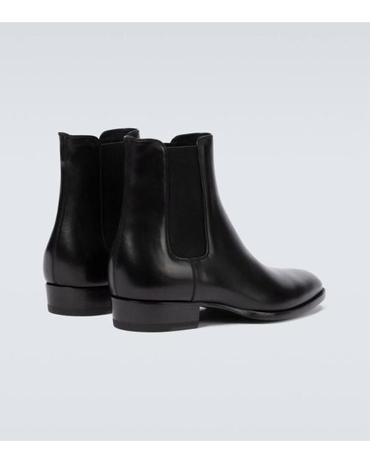 Saint Laurent Black Boots Shoes for men