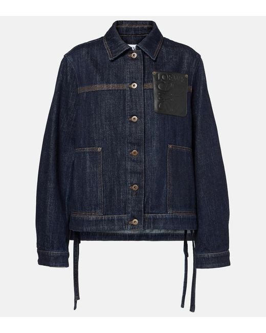 Loewe Blue Jeansjacke Workwear