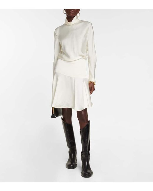 Jil Sander White Minirock