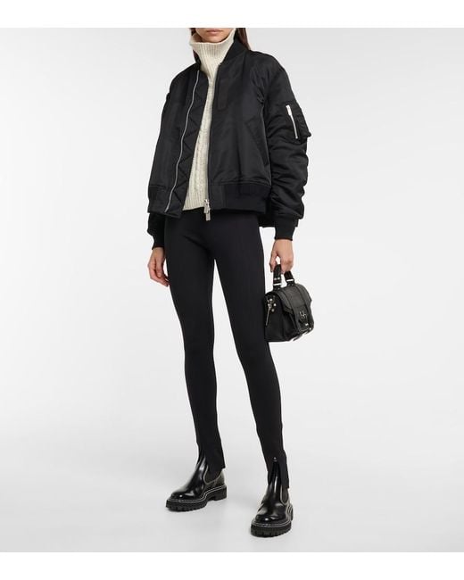 Wolford Blue Midnight Grace High-Rise Jersey Leggings