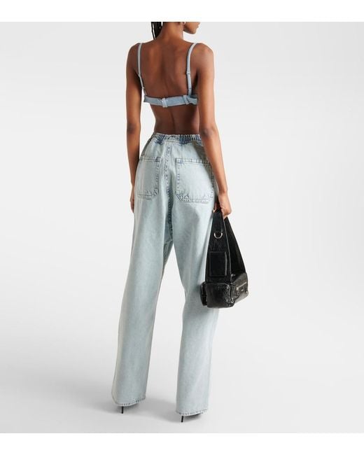 Y. Project Blue Wide-Leg Jeans