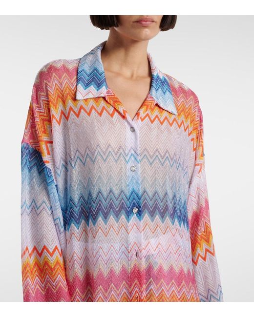 Missoni Multicolor Zig Zag Kaftan