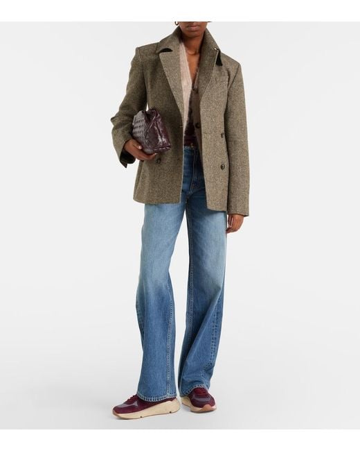 Golden Goose Deluxe Brand Purple Running Nylon Suede-Trimmed Sneakers