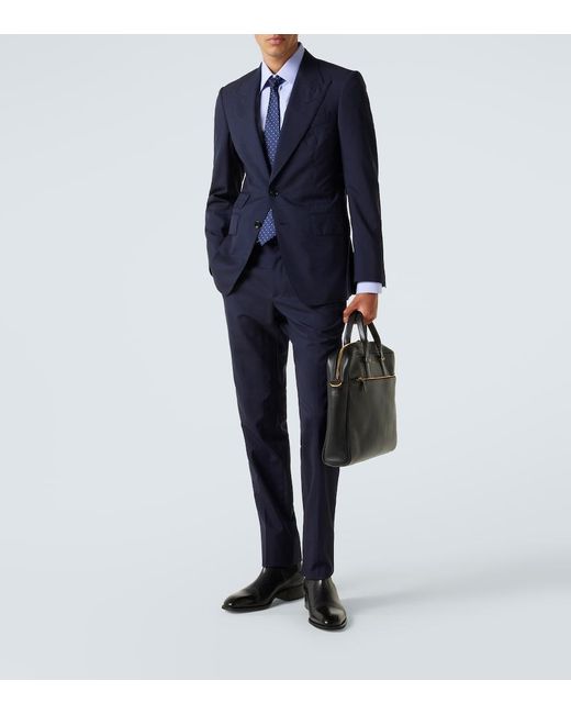 Tom Ford Blue Shelton Wool Suit for men