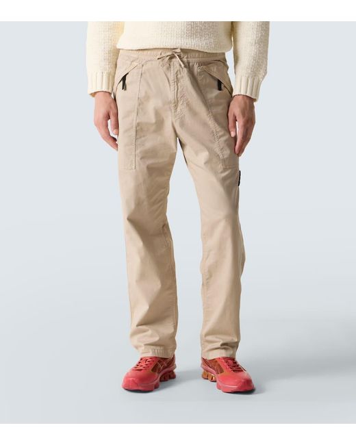 Stone Island Hose Compass Aus Twill in Natural für Herren