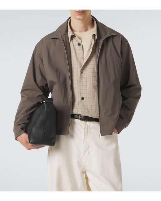FRAME Brown Cotton-Blend Jacket for men
