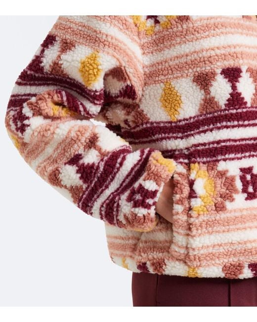 The Upside Red Harlow Teddy Sweatshirt