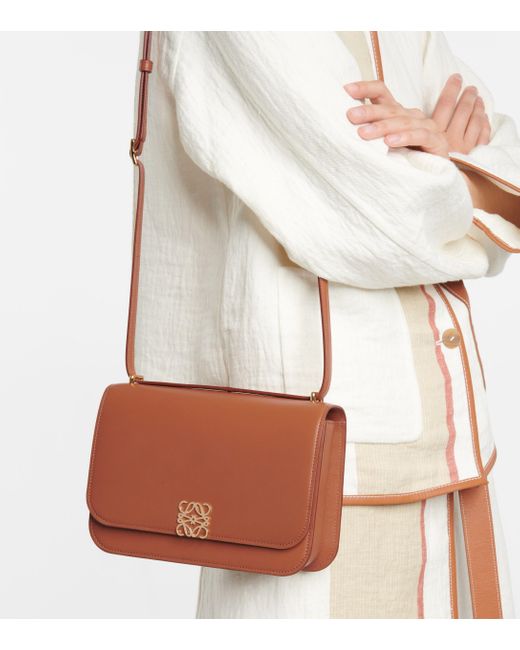Bolso al hombro Goya Medium de piel Loewe de Cuero de color Marrón | Lyst
