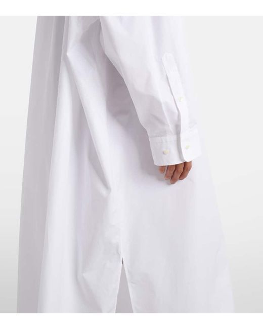 Wardrobe NYC White Oversized Cotton Shirtdress