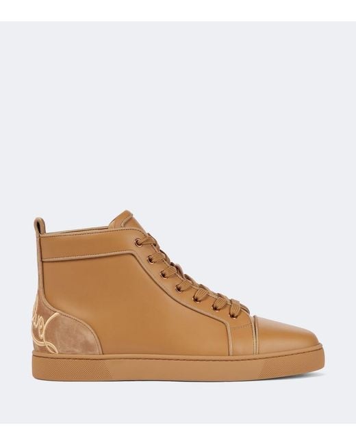 Christian Louboutin Brown Fun Louis Sneakers for men