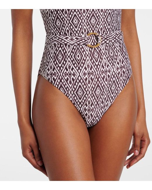 Banador Rio Con Cinturon Melissa Odabash de color Brown