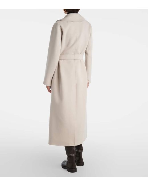 Max Mara Natural Mantel Poldo Aus Wolle