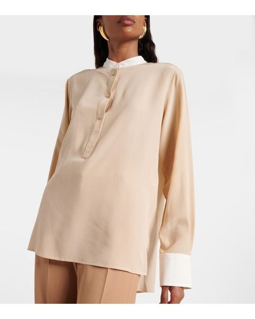 Stella McCartney Natural Silk Tunic