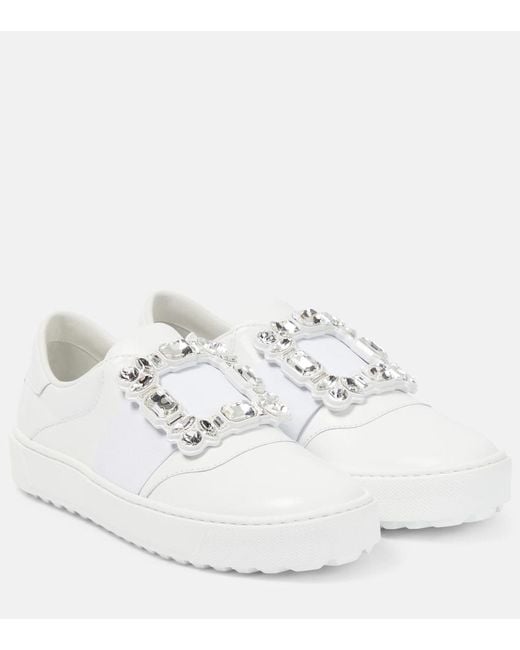Roger Vivier White Viv' Golf Sneakers