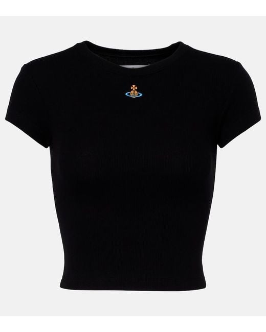 Vivienne Westwood Black Baby Peru Orb Jersey T-Shirt
