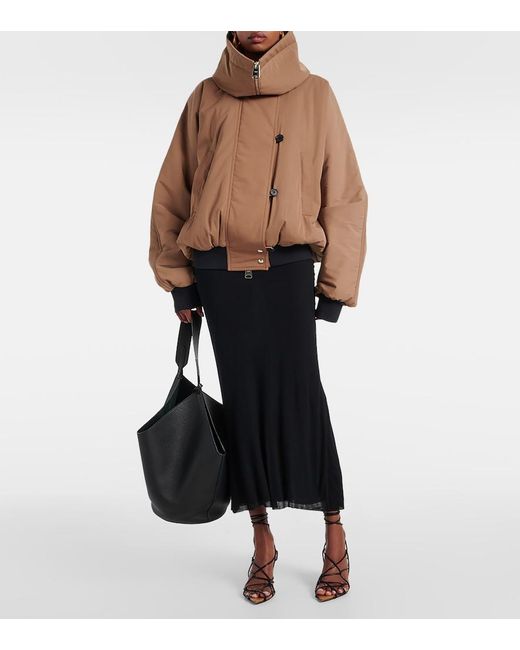 Khaite Brown Rhonda Twill Jacket