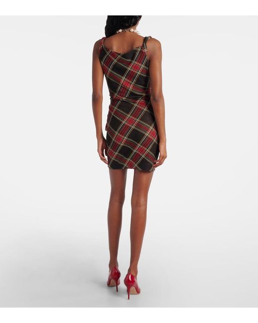 Abito Corto Anna di Vivienne Westwood in Red