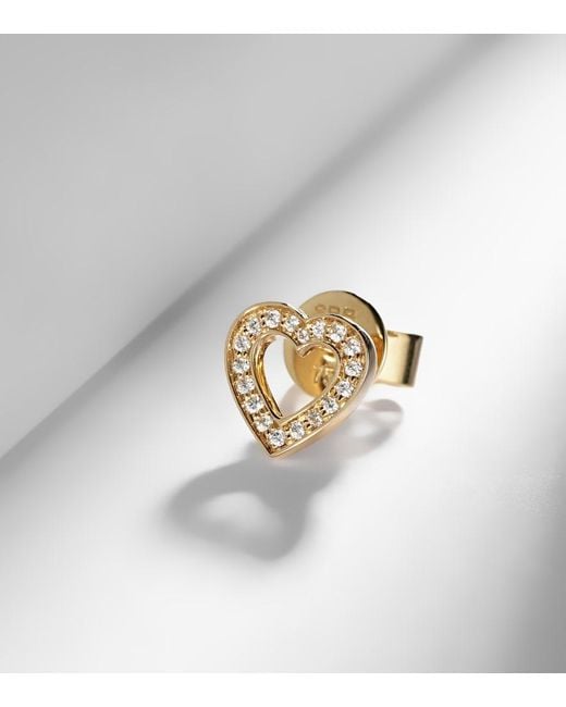 Sophie Bille Brahe White 18Kt Earring With Diamond