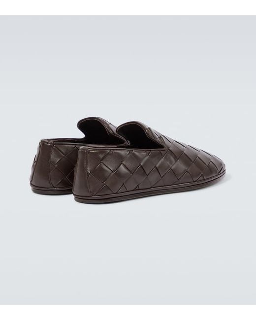Bottega Veneta Slip-Ons Sunday Aus Leder in Brown für Herren
