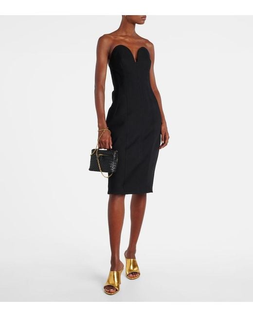 Bottega Veneta Black Intrecciato Leather Crossbody Bag
