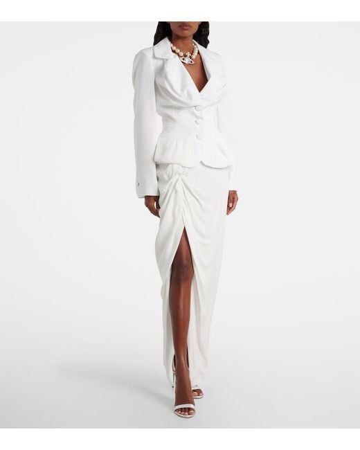 Vivienne Westwood White Drunken Jacket