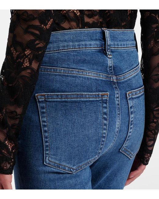 FRAME Blue Le High Skinny Jeans