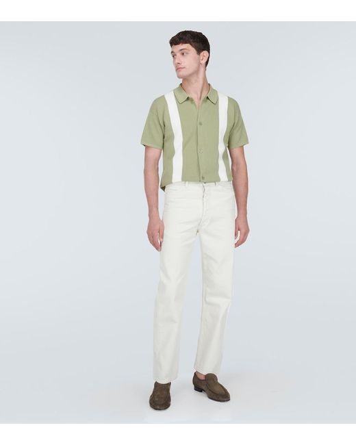 Frescobol Carioca Green Barretos Cotton Shirt for men