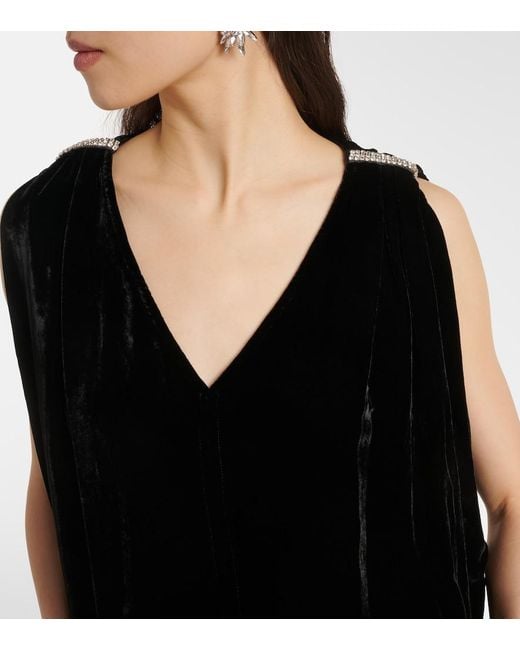 Velvet Black Adelle Top