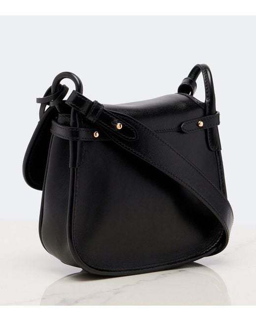Prada White Corsaire Mini Fringed Leather Shoulder Bag