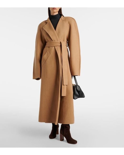 Khaite Natural Rothen Wool Coat
