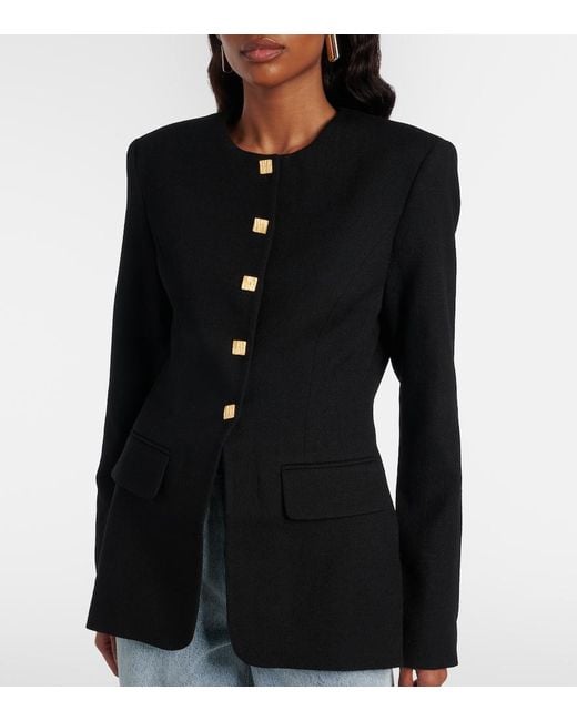 TOVE Black Moya Virgin Wool Blazer
