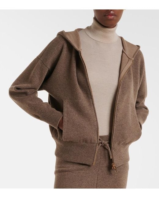 Agnona Natural Turtleneck Wool, Silk, And Cashmere Sweater