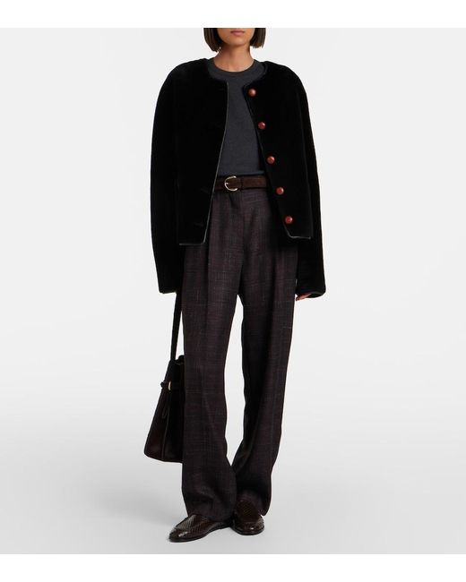 Blazé Milano Black Gliss Shearling Jacket