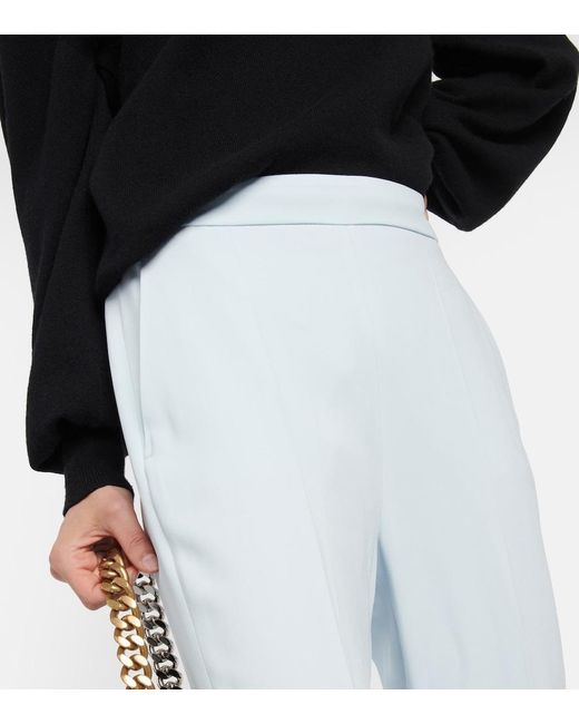 Stella McCartney Blue Julia Crepe Pants