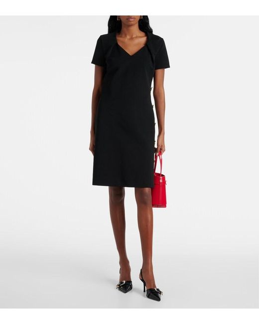 Givenchy Black Embellished Minidress