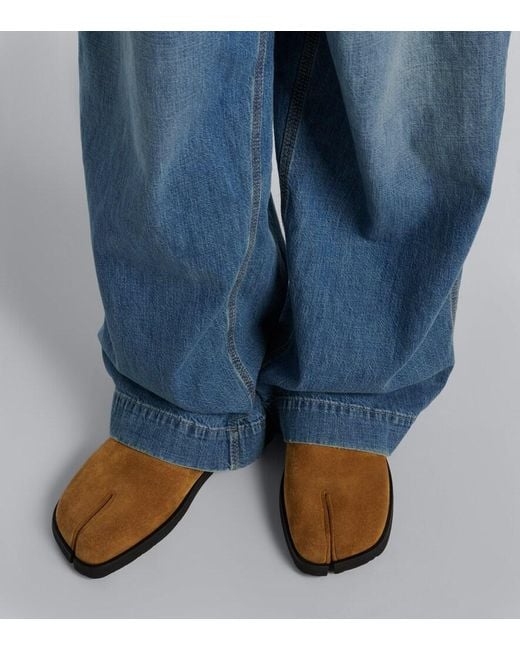 Maison Margiela Yellow Tabi Daily Suede Mules