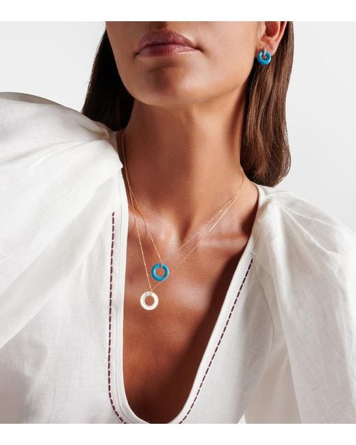 Mateo White 14Kt Pendant Necklace With