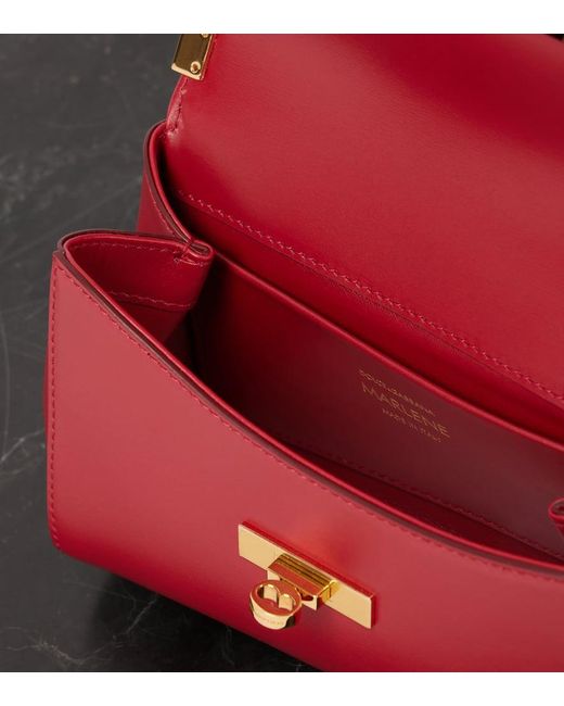 Dolce & Gabbana Red Marlene Mini Leather Shoulder Bag