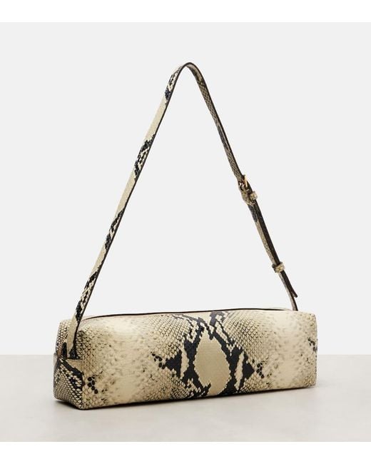 Khaite Metallic Schultertasche Kye Micro Aus Leder
