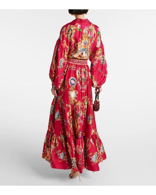 Gonna Lunga di Camilla in Red
