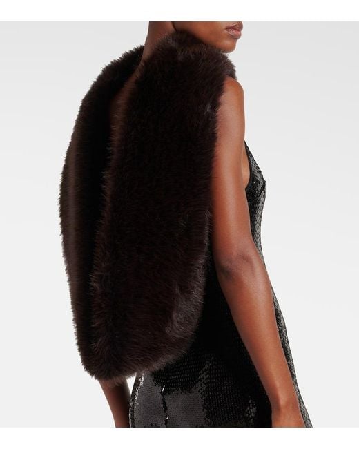 Abito Lungo Con Paillettes di David Koma in Black