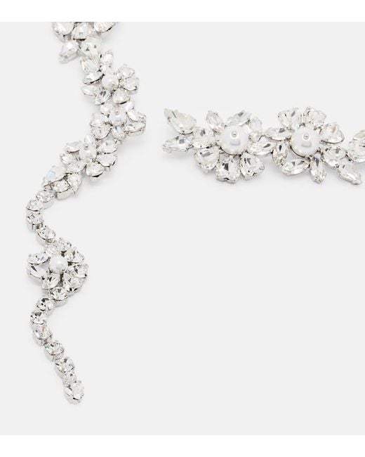 Simone Rocha Multicolor Fragment Heartbloom Embellished Necklace