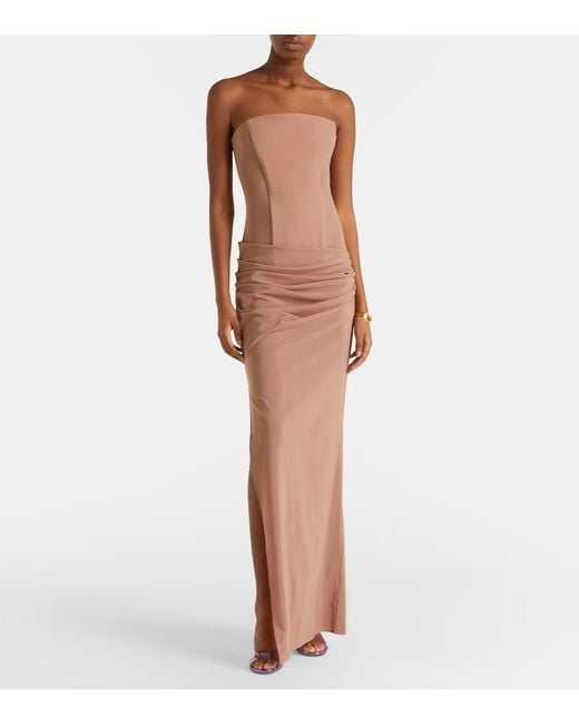 Gianvito Rossi Pink Sofia Leather-Trimmed Pvc Mules
