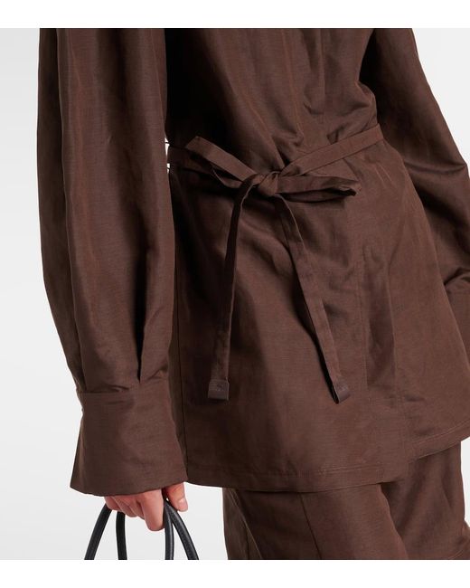 Camicia Affari di Max Mara in Brown