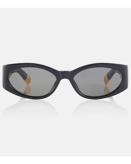 Jacquemus Brown Les Lunettes Ovalo Oval Sunglasses