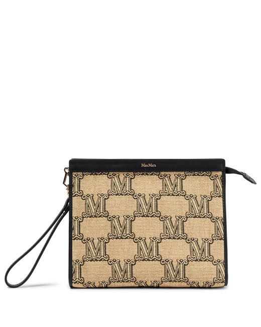 small raffia clutch