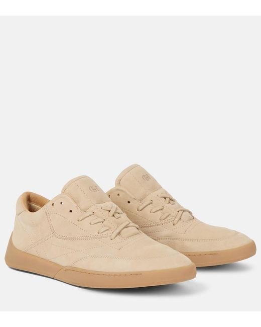 Gabriela Hearst Natural Ohio Suede Sneakers