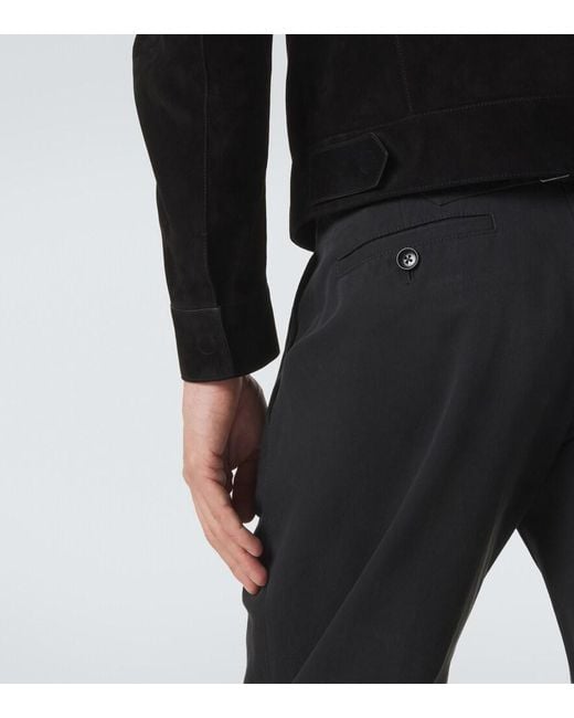 Tom Ford Black Suede Jacket for men