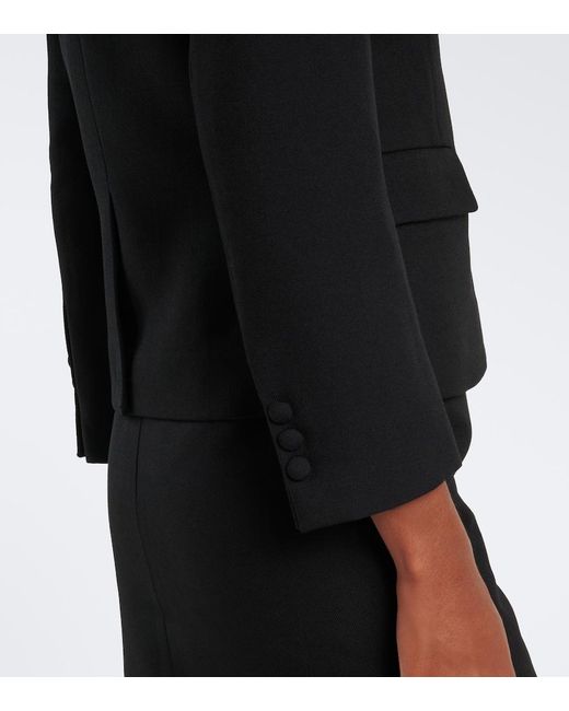 ShuShu/Tong Black Wool And Silk Jacket