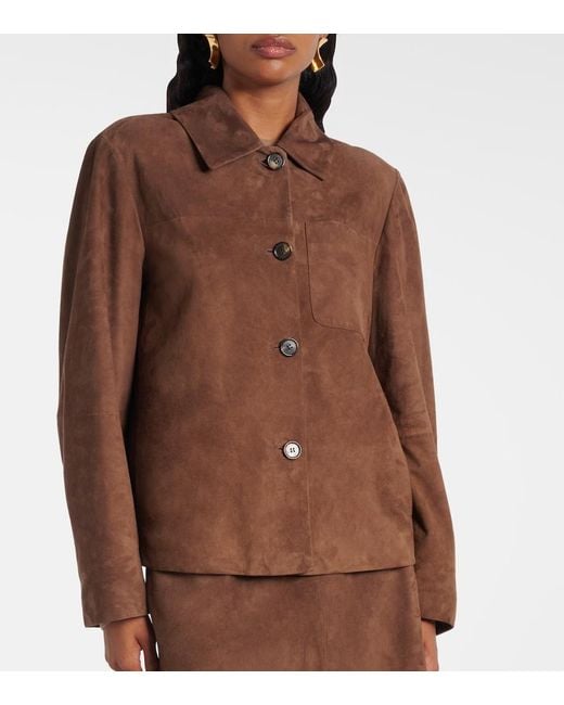 Max Mara Brown Suede Jacket